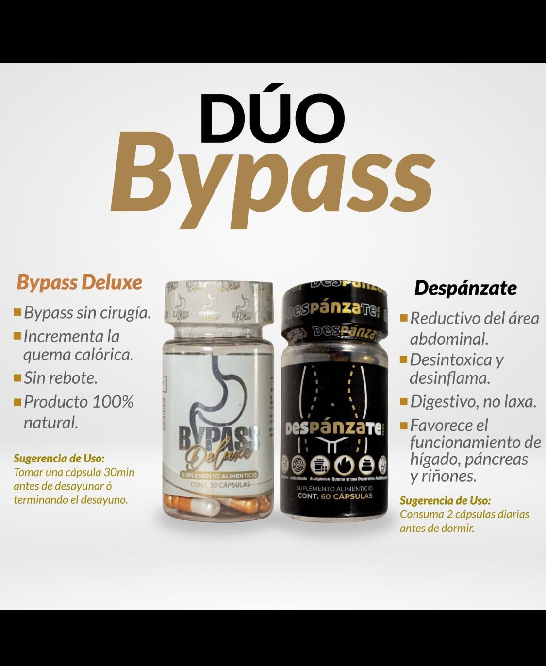 DÚO BYPASS DELUXE Y DESPANZATE