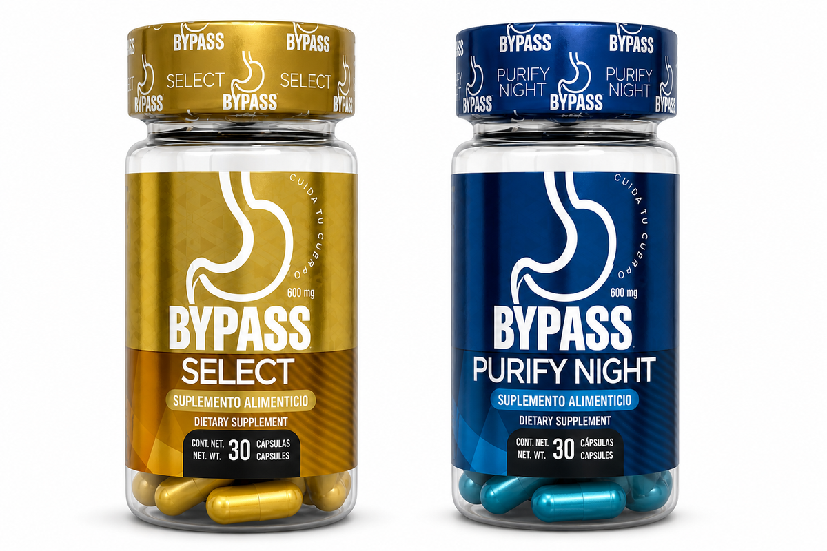 DUO BYPASS SELECT + BYPASS PURIFY NIGHT – Inhibidor de Apetito Aún Más Potente